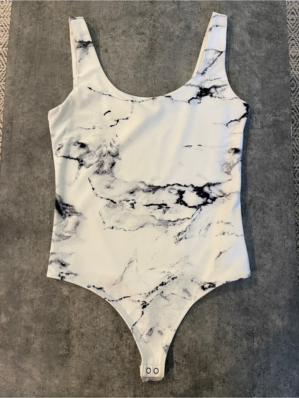 Express Marble Print Bodysuit - EUC!
